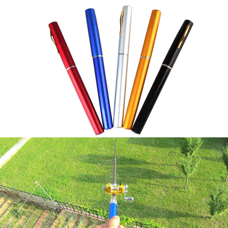 Discover the Joy of Fishing Anywhere with the 1M Portable Mini Pen Fishing Rod