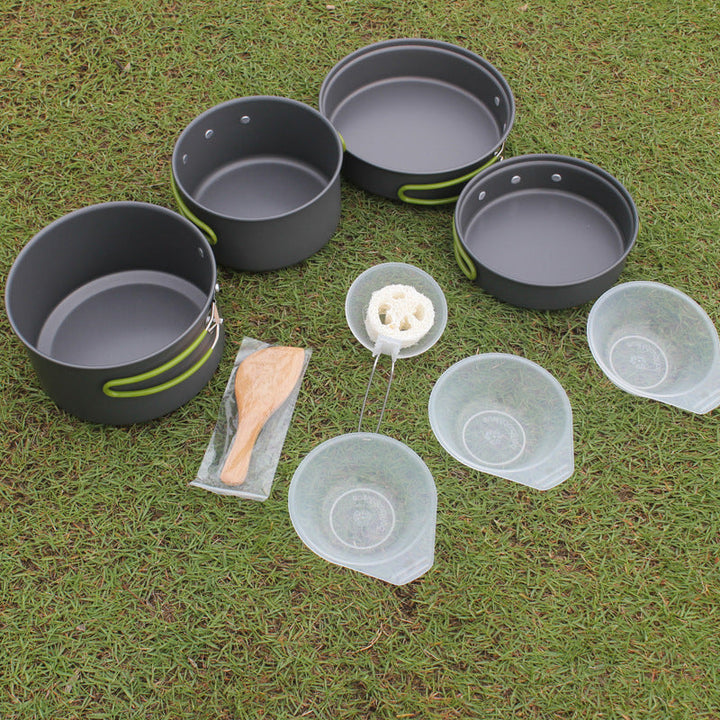 Explore the Outdoors with Our 2-3 Person Non-Stick Camping Cookware Set