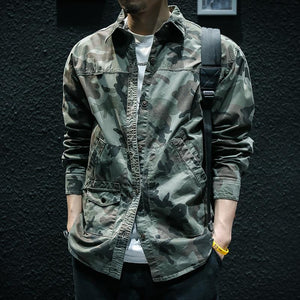 Men’s Camouflage Long Sleeve Jacket: Your Perfect Outdoor Companion