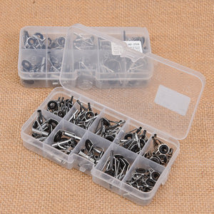 Enhance Your Fishing Experience with the 80Pcs Sea Fishing Rod Guide Ring Set